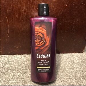 Caress Rose & Ylang Ylang Oil Floral Essence Body Wash Indulge & Pamper, 18.6oz